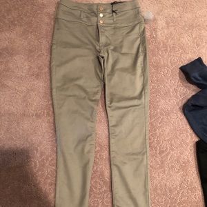 Tan high waisted jeggings